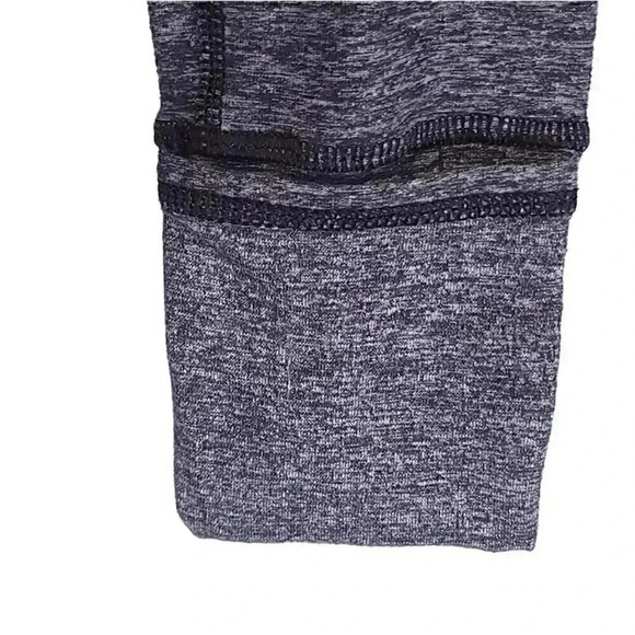 Lululemon Jacket Gray 6 Half Zip Long Sleeve Thumbholes Zip Pockets Ruffles - Picture 5 of 8